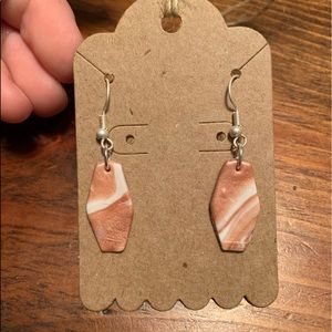 Handmade clay earrings!